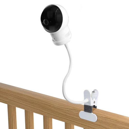 Aobelieve Baby Camera Flexible Clip Clamp Mount for Eufy Spaceview Baby Monitor E110 Spaceview Pro Baby Monitor E210 and Eufy Wi-Fi Baby Monitor 2
