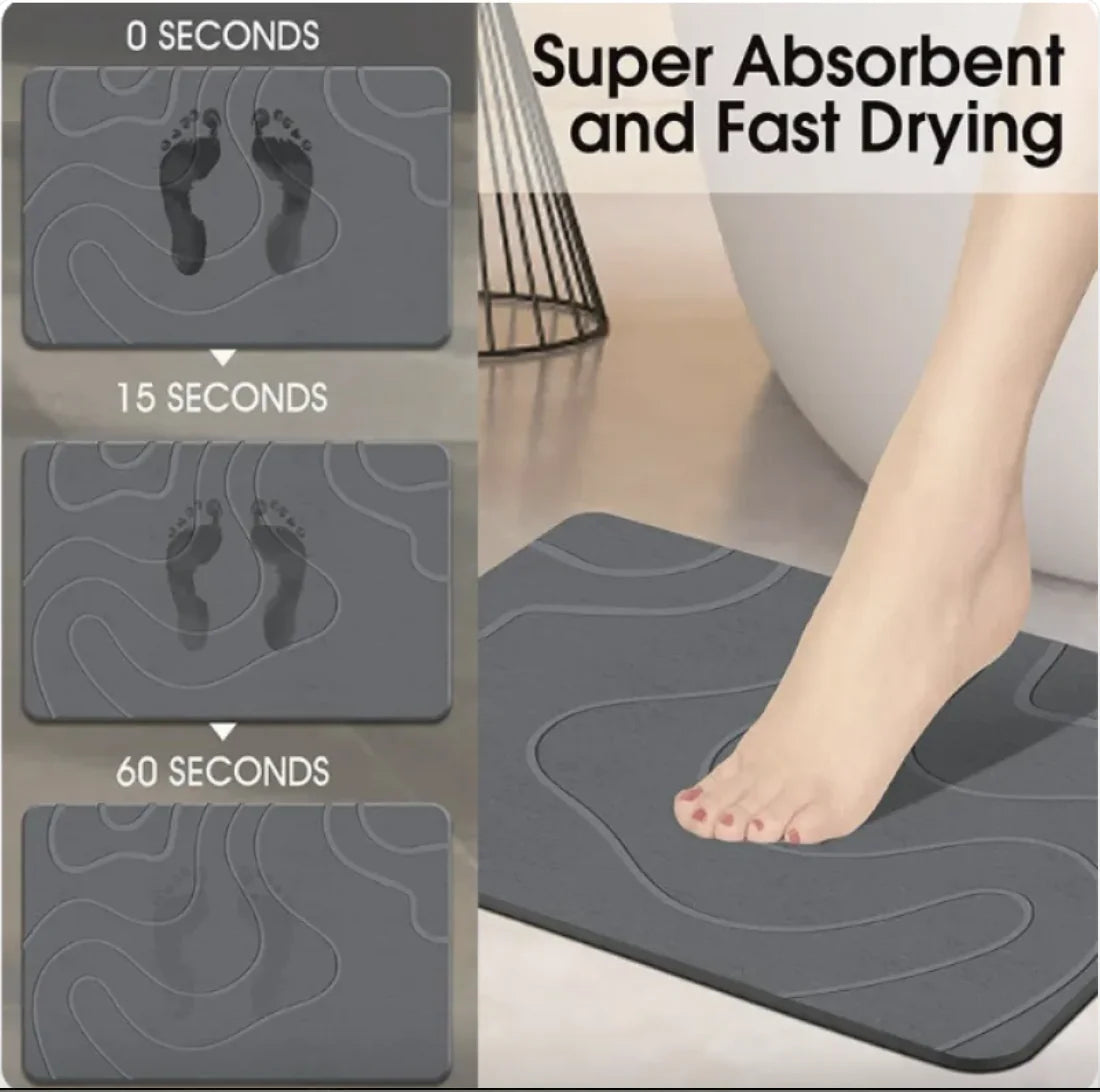 Non-Slip Quick-Dry Diatom Bath Mat
