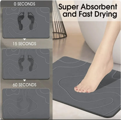 Non-Slip Quick-Dry Diatom Bath Mat