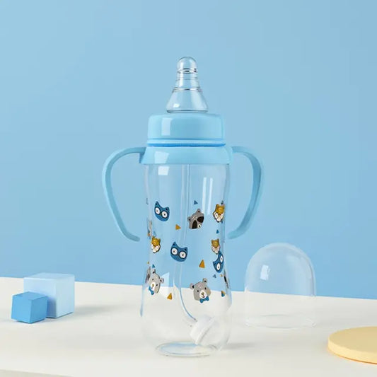 Baby Feeding Bottle with 2 Handles and Gravity Ball