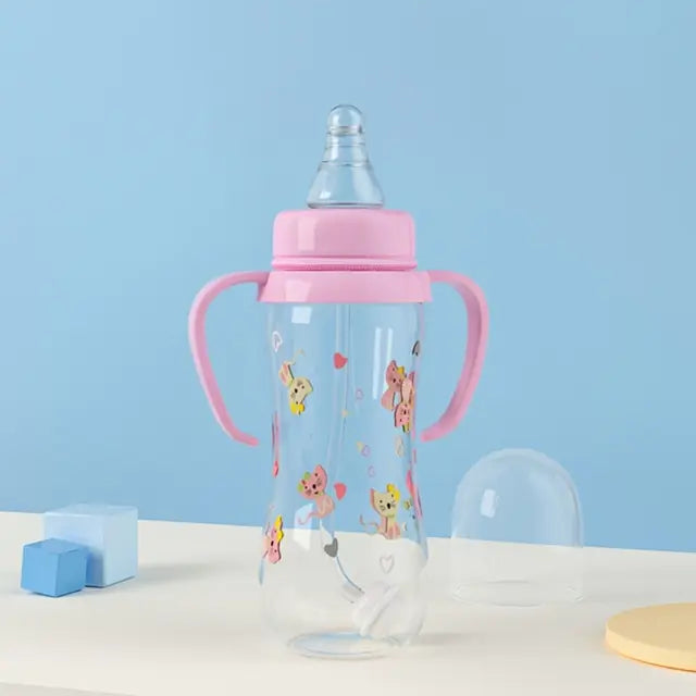 Baby Feeding Bottle with 2 Handles and Gravity Ball