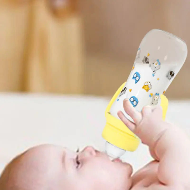 Baby Feeding Bottle with 2 Handles and Gravity Ball