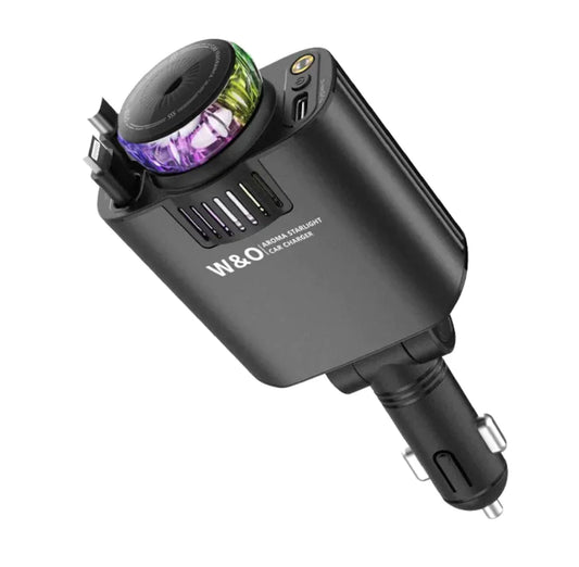 Purple Star Light Aromatherapy Car Phone Charger